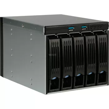 Chenbro SK33502 5x3.5 inch karštai keičiamų diskų korpusas juodas