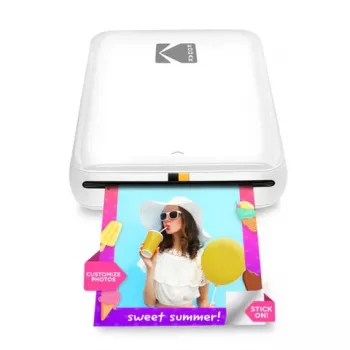 Nešiojamas nuotraukų spausdintuvas Kodak STEP RODMP20AMZW ZINK 2x3'' Bluetooth