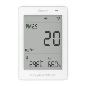 Matinis oro kokybės jutiklis WiFi LCD Sonoff AirGuard PM2.5 SAWF-07P