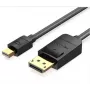 Adapterinis kabelis DisplayPort į HDMI Vention HAGBG 1,5 m, juodas