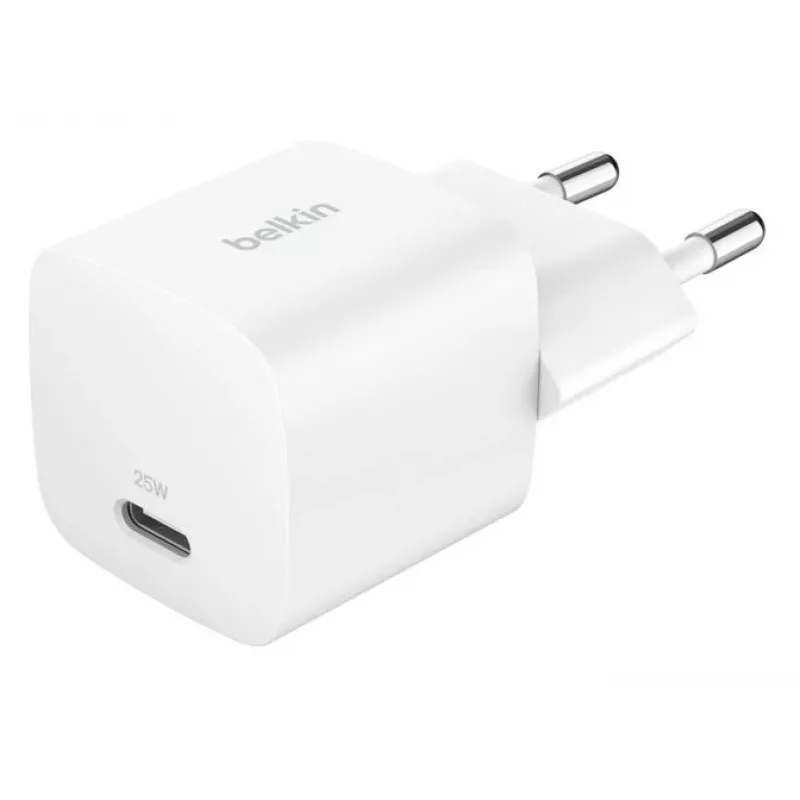 Kroviklis Belkin BoostCharge 25W USB-C PD (vidinis AC) baltas