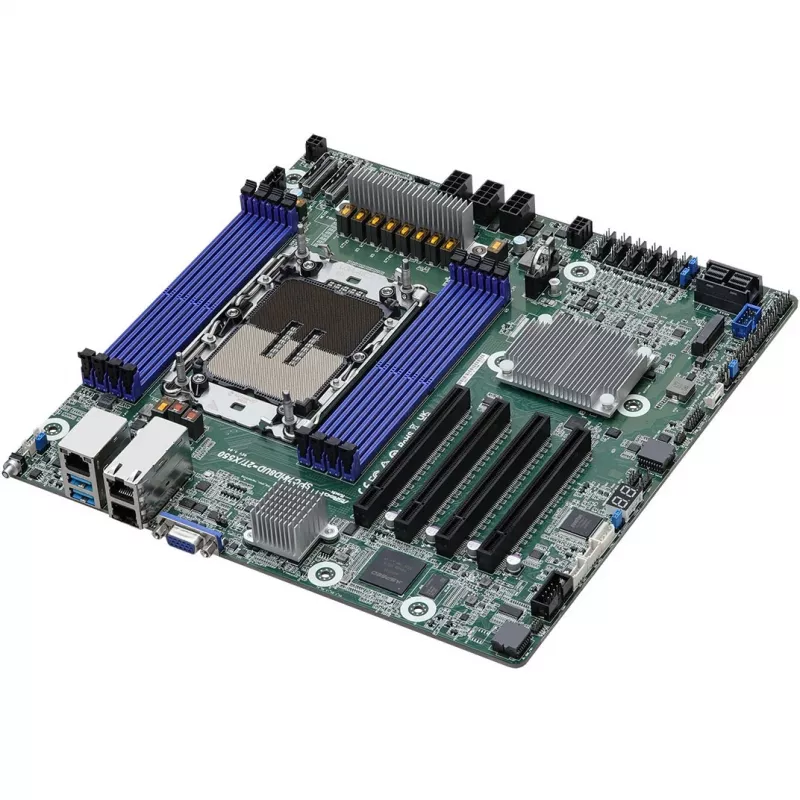 ASRock Rack SPC741D8UD-2T/X550 pagrindinė plokštė - Deep Micro ATX - LGA4677 Socket-E - Intel C741 mikroschemų rinkinys - USB 3.2 Gen 1 - 2 x 10 Gigabit LAN - integruota grafika