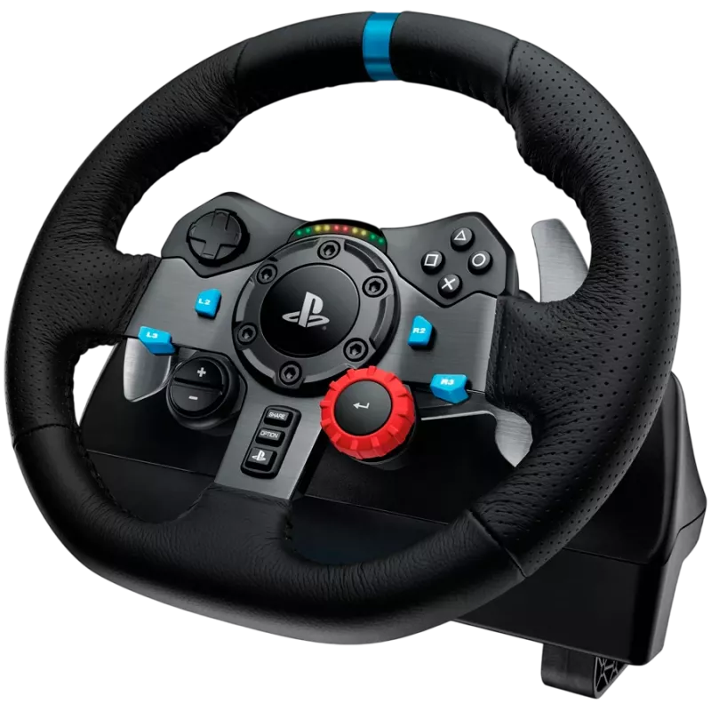 LOGITECH G29 EU + G435 Juodas Žaidimų Vairas Su Pedalais Ir Ausinėmis, Aliuminis, USB, PC