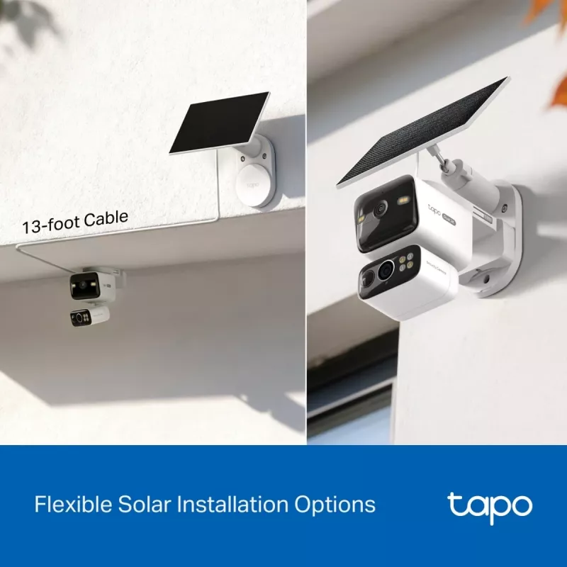 TP-Link Tapo C645D KIT, belaidė saulės energija varoma PTZ kamera, 3 MP