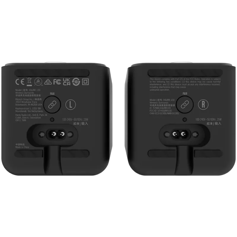Belaidis 1-kryptis garsiakalbis KLIPSCH SURR 100 — 50 W, 2.0 kanalai, 235–20000 Hz, Juoda
