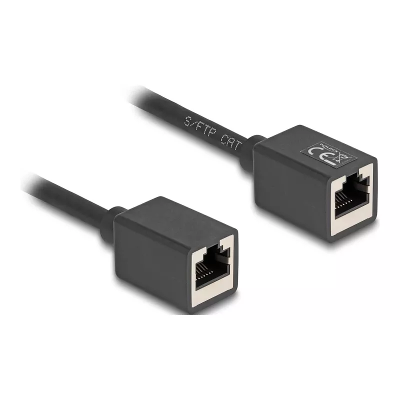 DeLOCK 90334 tinklo kabelis RJ-45 Cat6a 7,5 m juodas