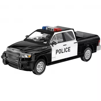 Konstrukcinis žaislas Cobi RAM 1500 Police 24608 2-in-1 modelis, plytelių rinkinys, transformuojamas statinys