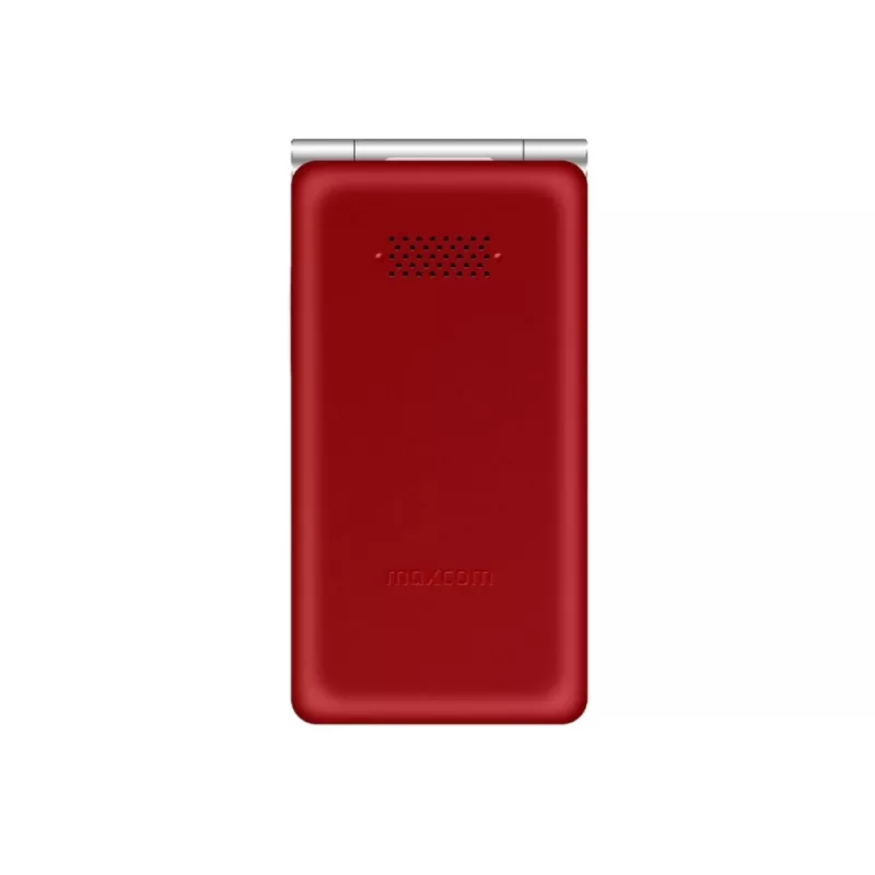 MAXCom Comfort MM835 sulankstomas telefonas, Dual SIM, 3,5 colio (8,89 cm) 320x480, 1400 mAh, raudonas