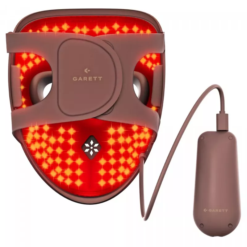 Garett Beauty Skin Ritual LED kaukė veidui ir kaklui, ruda
