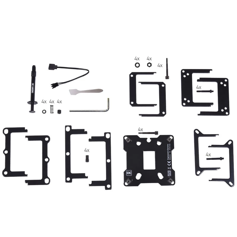 Skysčio aušinimo komplektas Alphacool Eisblock XPX Pro Aurora Black 63,5x76,5x31 mm