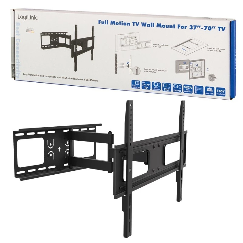 TV laikiklis LogiLink BP0028 177,8 cm (70 colių) Juodas