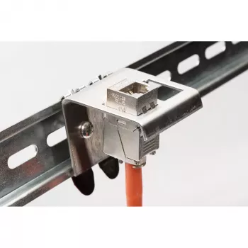DIN bėgio adapteris Digitus AN-25184 1x Keystone moduliui