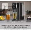 Caso Turbo Hot Water Dispenser HW 616 | Vandens dozatorius | 2600 W | 2,5 L | Plastikas/Nerūdijantis plienas | Juoda/Nerūdijantis plienas
