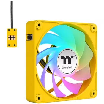 Thermaltake CT140 EX Reverse ARGB 140mm 3 komplektas Geltona