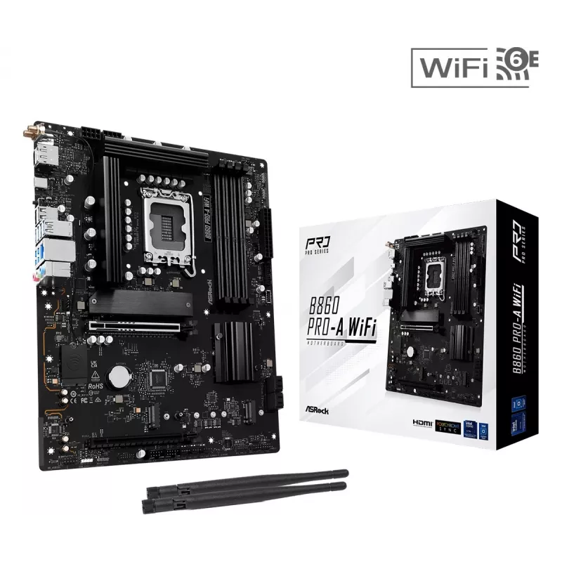 ASRock B860 Pro-A WiFi pagrindinė plokštė