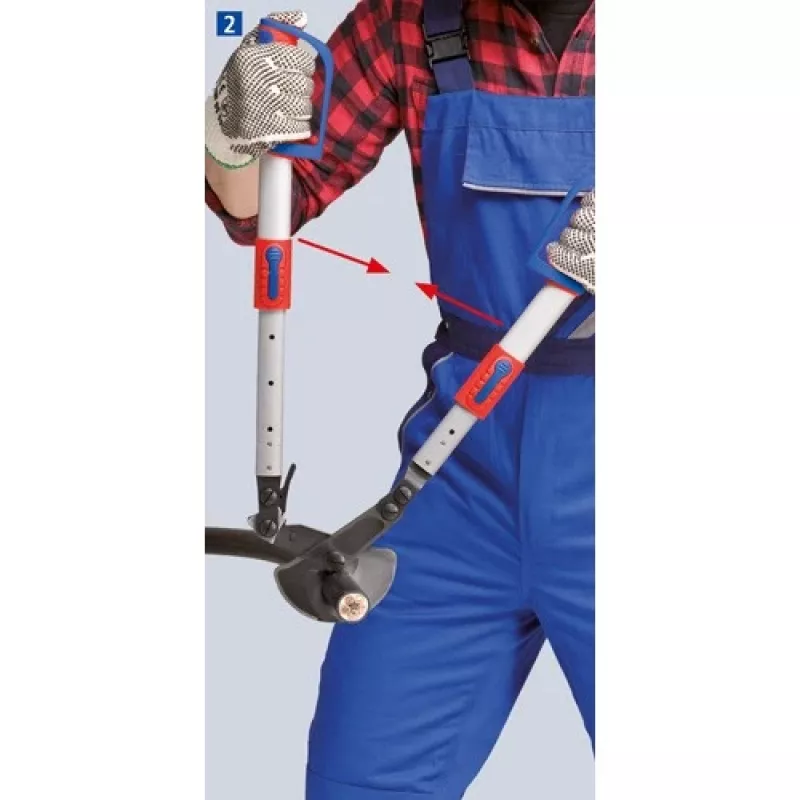 Kabelių žirklės Knipex 9532038, reketinės, skirtos kabeliams pjauti