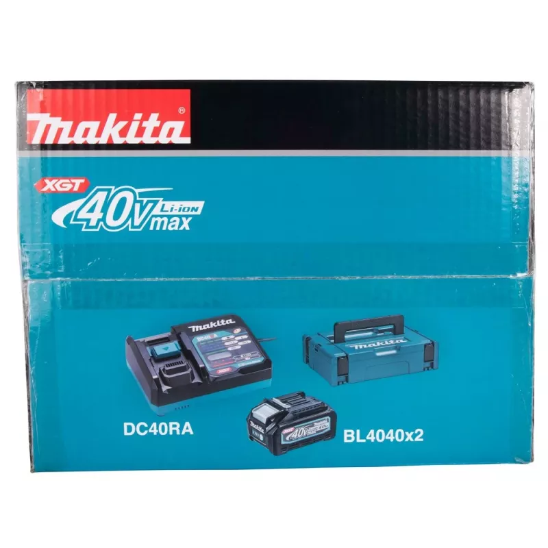 Makita XGT akumuliatoriaus ir įkroviklio rinkinys