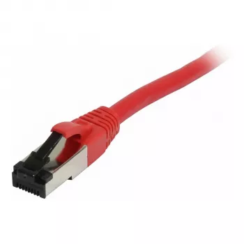 Synergy21 Patch Laidas RJ45, CAT8.1 2000MHz, 0,25m, Raudonas, S-STP (S/FTP), TPE/LSZH (SuperFlex), AWG26