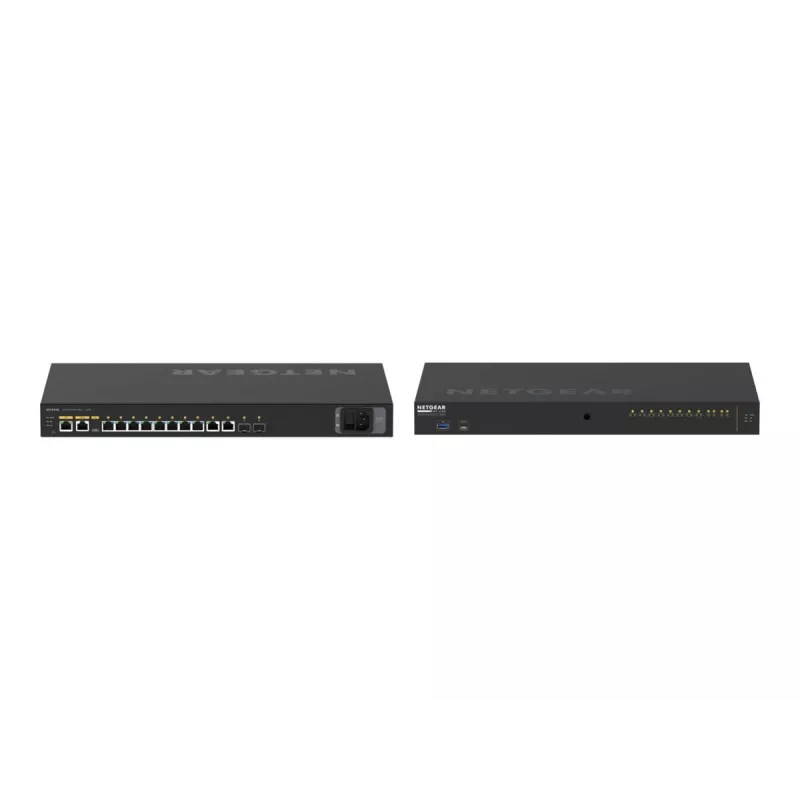 NETGEAR M4250-10G2XF-PoE++ valdomas L2/L3 gigabitinis eterneto jungiklis su PoE (10/100/1000) 1U juodas