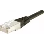 Dexlan 858382 tinklo kabelis juodas 10 m Cat6a S/FTP