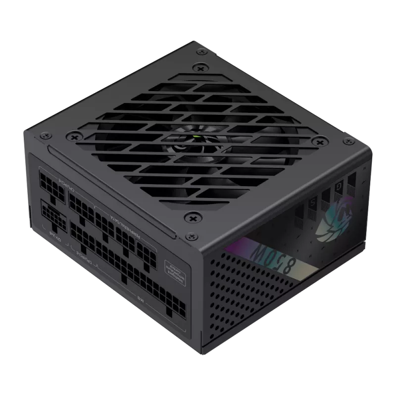Gamemax GS 850G maitinimo blokas, 80 PLUS Gold, 850 W, SFX, pilnai modulinis