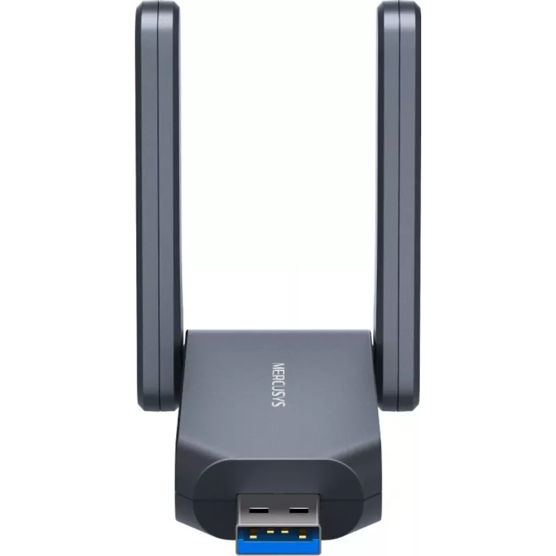 Belaidis USB adapteris MERCUSYS MA37BEH – didelio stiprinimo Wi‑Fi 7 (BE6500) USB-C/USB-A