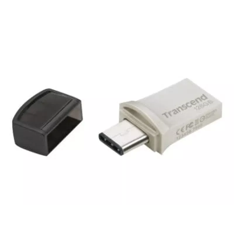 Transcend JetFlash 890 TS128GJF890S 128GB USB 3.1 (Gen 1) atmintinė su USB Type-C ir Type-A jungtimis
