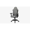 Žaidimų kėdė Aerocool Crown AeroSuede Universal Padded seat Stone Grey