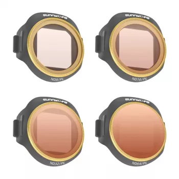 Sunnylife ND8/PL + ND16/PL + ND32/PL + ND64/PL filtrų rinkinys, skirtas MINI 5 Pro
