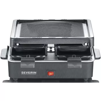 Severin Mini Raclette Grilis su 4 Mažomis Nelimpančiomis Keptuvėmis 600 W