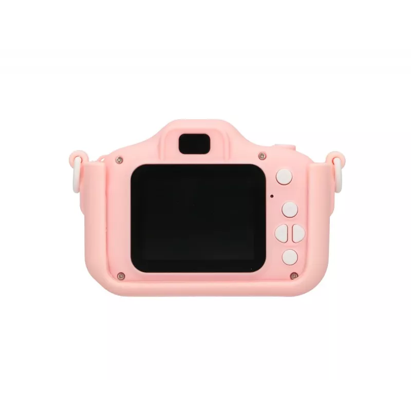 Vaikų skaitmeninis fotoaparatas Extralink H28 SINGLE PINK – rožinė/balta, nuo 3 metų