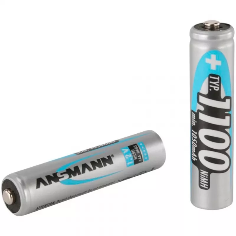 ANSMANN 1x2 NiMH 1100 mAh Micro AAA HR03