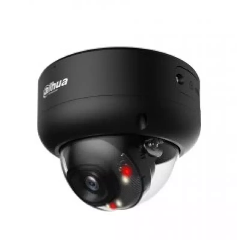 Dahua WizSense kupolinė IP apsaugos kamera IPC-HDBW3849E-AS-IL — 3840×2160, lubinis montavimas, laidinis, juoda