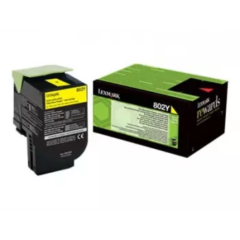 Tonerių kasetė Lexmark 80C20Y0 geltona 3000 puslapių