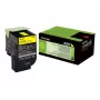 Tonerių kasetė Lexmark 80C20Y0 geltona 3000 puslapių
