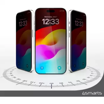 Apsauginis stiklas 4smarts 540599 iPhone 15 Plus Atsparus įbrėžimams