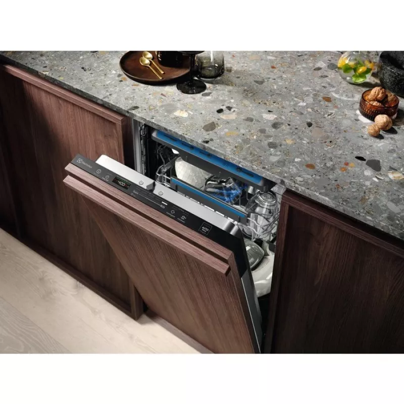 Įmontuojamas indaplovė Electrolux EEM43200L, siaura 45 cm, 10 komplektų, 44 dB, 8 programų