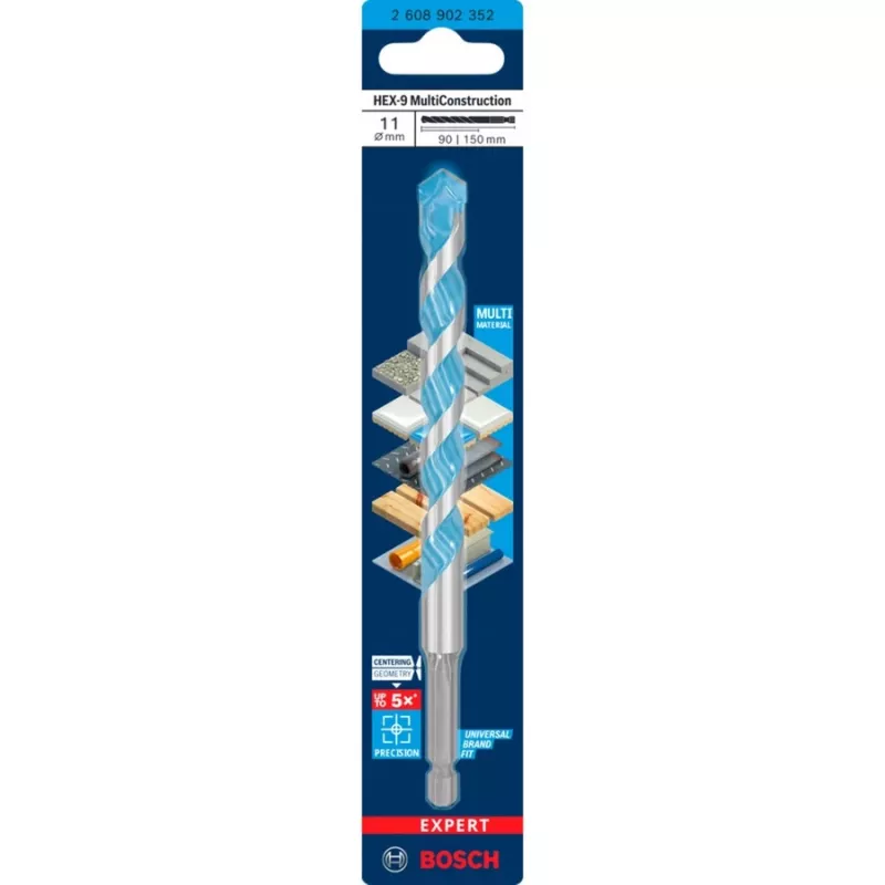 Bosch Expert HEX-9 Multi Construction gręžtuvas Ø11 mm, šešiakampis kotas