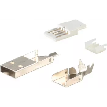 Jungtis ShiverPeaks BS77056 USB A vyriška tiesi