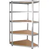 Sodo įrankių lentynų stovas Top e shop Rack GC9030 — cinkuotas plienas ir MDF, 900x300x1800 mm, laisvai pastatomas / tvirtinamas prie sienos, 875 kg talpa