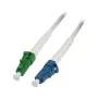 LWL-1-fiber-patchk. 2mtr.LC-LC(APC8Grad) - 9/125u - bevel - G657.A2 - Synergy21 -