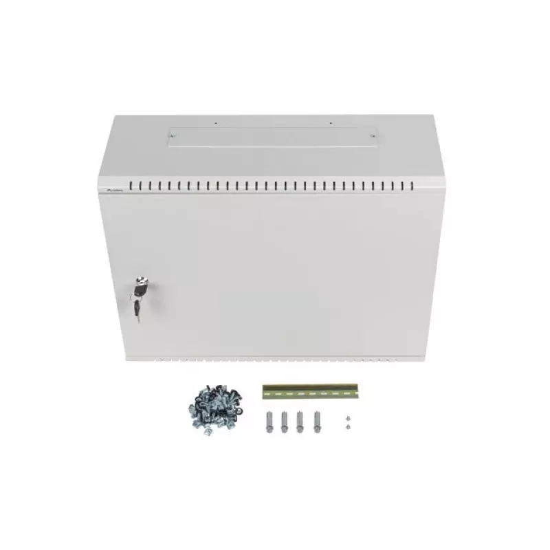 Sieninis 19 colių montavimo stovas Lanberg WAF1 4U+3U 540x200 mm, pilkas