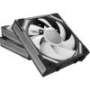 ALPENFÖHN Wing Boost 4 120mm ARGB PWM korpuso ventiliatoriai - 3 vnt. komplektas juodi