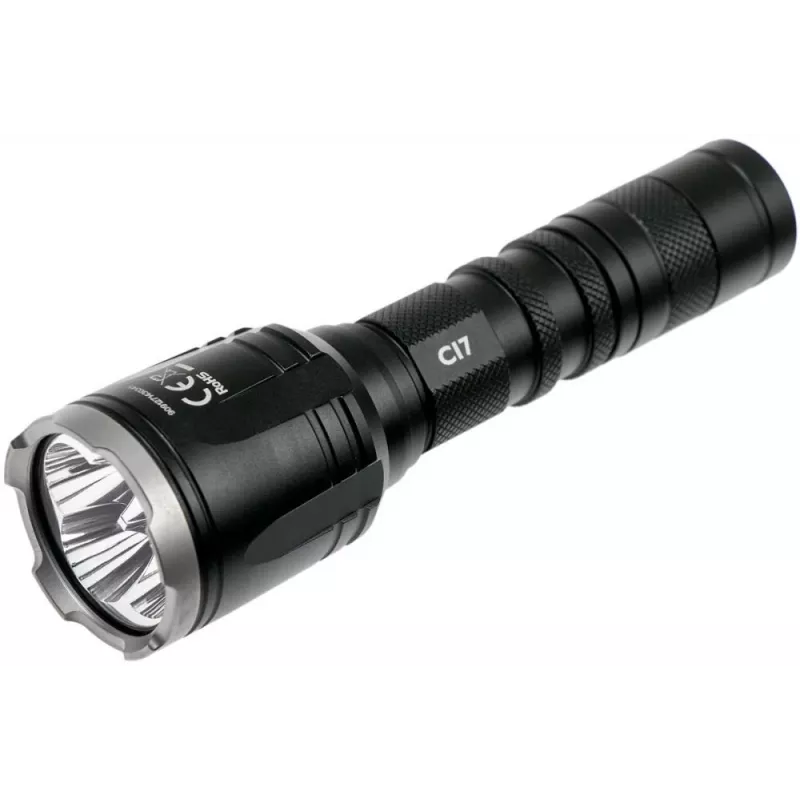 Rankinis žibintuvėlis Nitecore CI7 – 4 LED, 2500 liumenų, 130 h veikimo laikas, 148.2 mm, 158 g, juodas
