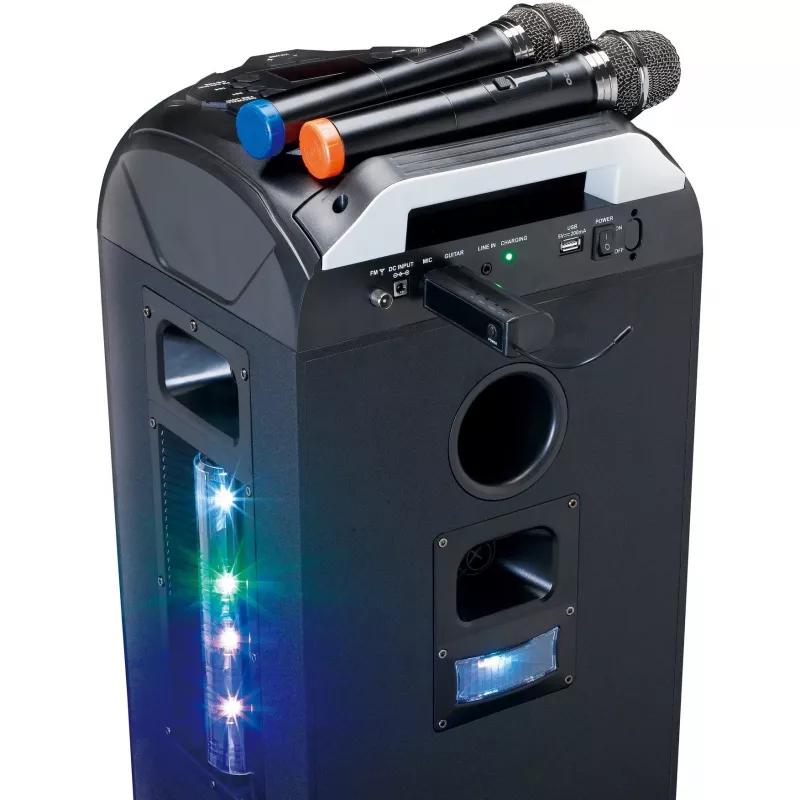 Belaidžių mikrofonų rinkinys Lenco MCW-020BK