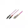 LWL Patch Cable, 50/125 µm, OM4 skaidula, 2x ST kištukas/LC Duplex kištukas, turkio spalvos, 10,0 m (39885410)