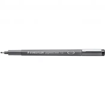 Staedtler Pigment Liner 308 juodas plonas rašiklis
