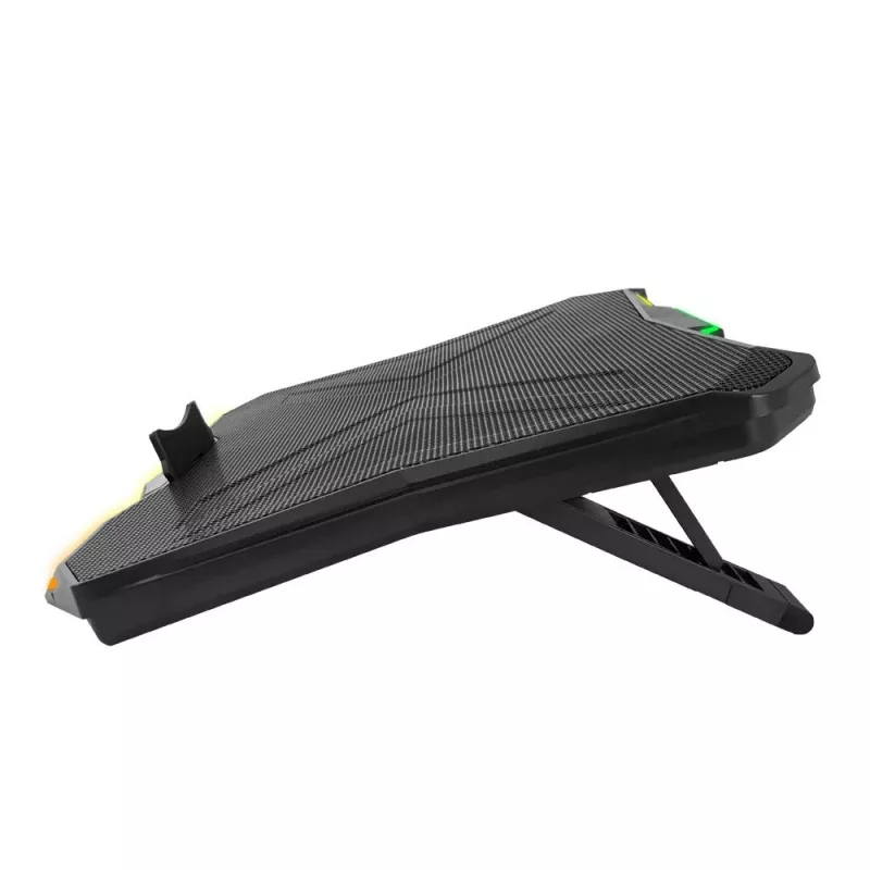 Aušintuvas nešiojamam kompiuteriui ESPERANZA EGC110 43,2 cm (17 colių), 1 ventiliatorius 18 cm, 800 RPM, 63 CFM, USB 2.0, juodas