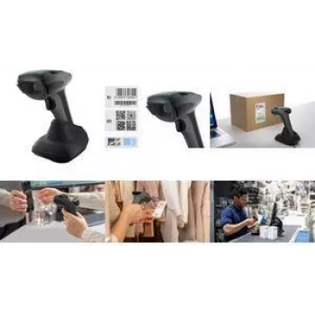Nešiojamas brūkšninių kodų skaitytuvas Safescan 350-BT, 1D ir 2D, belaidis, Bluetooth