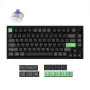 Mechaninė klaviatūra Keychron P1 H-M1Z 75% laidinis ir belaidis USB, RF, Bluetooth 5.2, RGB apšvietimas, juoda, baterija iki 100 h, USB-C
